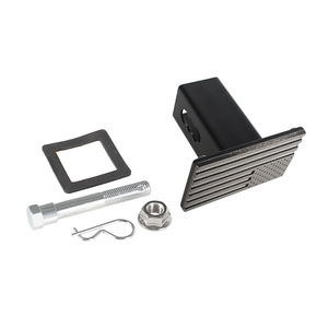 Xuzhong Trailer Hitch <b>Plug</b> Cover Black Steel Square Mouth FPH-1002-BK For <b>Universal</b> Use - Product Image 5