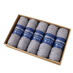 Fil à tricoter en <span class=keywords><strong>laine</strong></span> <span class=keywords><strong>d</strong></span>'<span class=keywords><strong>alpaga</strong></span> filé et teint – Toucher doux et confortable pour le tricot à la main des écharpes et des projets DIY – <span class=keywords><strong>Pelote</strong></span> <span class=keywords><strong>de</strong></span> fil <span class=keywords><strong>de</strong></span> poids moyen - Product Image 5