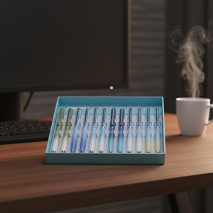 Penna <span class=keywords><strong>Stilografica</strong></span> Innovativa con Colore Sfumato Cangiante, <span class=keywords><strong>Inchiostro</strong></span> <span class=keywords><strong>Blu</strong></span> Cancellabile a Frizione, per Bambini e Studenti, Regalo Creativo per la Scuola - Product Image 6