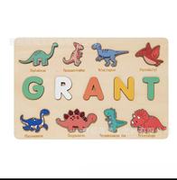 NovaCross - Puzzle en bois 3D personnalisé avec logo et nom - Jouet éducatif pour enfants en bois