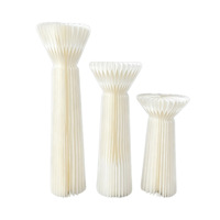 Support de fleurs décoratif pour mariage, 60 pages, crypté, tables cylindriques, colonnes en papier pliables, présentoirs