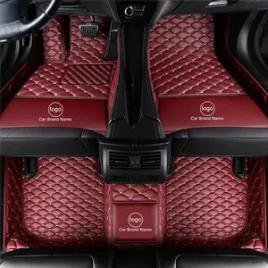 top ranking luxury leather 3d vehicle Floor Mats Car Mats car Carpet for audi a6 c7/volkswagen tiguan/VW CC/bmw/mercedes benz