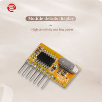 Interrupteur à distance, émetteur sans fil, 433 MHz, 315 MHz, module TF, module RF, récepteur sans fil à faible consommation, superhétérodyne
