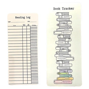 Tùy Chỉnh Sáng Tạo Cuốn Sách Phụ Kiện Cuốn Sách Tracker Bookmark Thư Viện Thẻ Bookmark 2025 Đọc Log Bookmark - Product Image 1