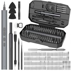 Ensemble de tournevis de précision électromagnétique professionnel 153-en-1, batterie lithium-ion, couple maximal de 0,35 N.m, moteur à balais 200 tr/min - Product Image 2
