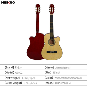 G3902 - Guitarras Clásicas de 6 Cuerdas de Nailon de 39 Pulgadas para Principiantes y Estudiantes - Product Image 2