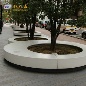New <b>Stone</b> Building Materials Grc Flower Bed Xms006 Translucent Smooth Municipal <b>Landscape</b> Engineering - Product Image 4
