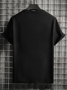 <span class=keywords><strong>T</strong></span>-<span class=keywords><strong>shirt</strong></span> décontracté à col rond pour <span class=keywords><strong>homme</strong></span> avec imprimé graphique de bière - Design « Friday », blanc, manches courtes, coupe décontractée - Product Image 4