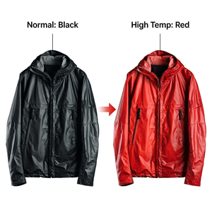 Giacche da Uomo Personalizzate LEDUO Giacche Impermeabili Cappotto Antivento di Qualità con Cambio Colore Termocromico Reattivo al Calore <span class=keywords><strong>Abbigliamento</strong></span> Maschile - Product Image 4