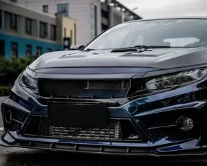 For 10th FK7 FK8 2016 To 2018 Front Bumper Decoration Facelift Grille Modification Refit Grid N1 Style - Product Image 2