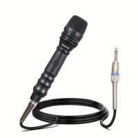 Microphone filaire de haute qualité avec câble XLR femelle de 5 m, microphone tout métal durable, parfait pour les mariages et les conférences