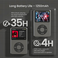 Lecteur MP3 innioasis Y1 128 Go, son stéréo haute fidélité, lecteur de musique portable avec radio FM