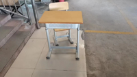 Mobilier scolaire banc en bois table de classe bureau et chaise pour l'école d'occasion
