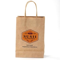 Vente en gros de sac en papier sulfurisé à prix raisonnable personnalisé avec un grand fond de sac en papier Shishi pour repas du midi