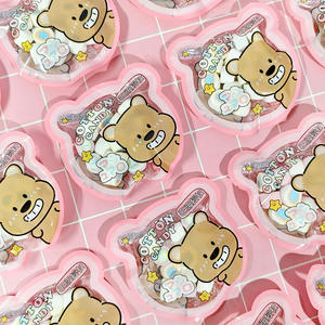 Longke Sevimli Ayı Pamuk Şeker Meyveli Çocuklar İçin Günlük Bebek Doğum Günü Partisi El Hediyesi Atıştırmalıklar Kaplamalı Dekoratif 500g Toplu Paketleme - Product Image 3