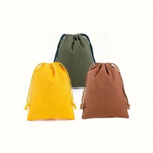 Customized Logo Printed Reusable Eco Friendly Cotton Canvas Linen Candle Soap <b>Pouch</b> Gift Drawstring Dust Bag - Product Image 6