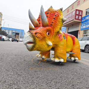 <span class=keywords><strong>Dino</strong></span> Park : Scooter électrique motorisé à monnayeur en forme de dinosaure pour enfants, idéal pour les parcs d'attractions - Product Image 4
