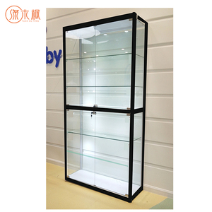 Smoke Shop Excellent Quality Glass Display Showcase Branding Glass Cabinet Display Case
