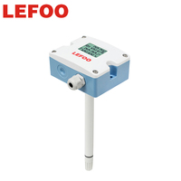 Transmitter Sensor Suhu dan Kelembapan Tipe Split LEFOO 4-20ma dengan Layar LCD