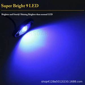 Luz LED para Chasis de Coche, 9-16V, Multicolor, Iluminación Ambiental para Mejora y Reequipamiento - Product Image 3