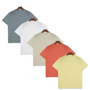 Wholesale Manufacturer Street Style Tee Round Neck Short Sleeve Oversize Heavyweight T-Shirt 300 Gsm For Man