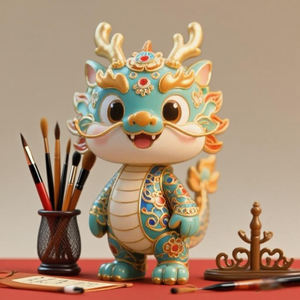 अमूर्त सांस्कृतिक विरासत रचनात्मक उत्पाद लौंग ड्रैगन - Product Image 5