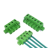 Bloque de terminales enchufable BLZ7.62/180B GMSTB-2.5/.-STF 2EDGKM con conector de acoplamiento de brida