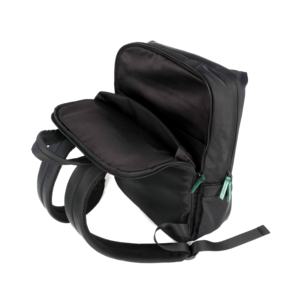Professional Daily Transit Backpack Sleek Carbon Black Emerald Green Waterproof Laptop <strong>Bag</strong> for Business Travel Fashion Unisex - Product Image 5