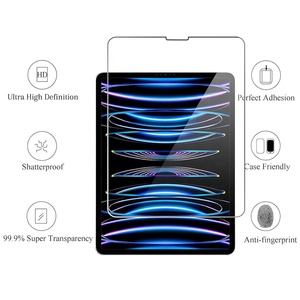 Protecteur d'écran <span class=keywords><strong>en</strong></span> verre trempé pour iPad Pro 12.9 "6/5/4/3 (<span class=keywords><strong>2022</strong></span>/2021/2020/2018), <span class=keywords><strong>film</strong></span> transparent <span class=keywords><strong>en</strong></span> verre de dureté 9H, résistant aux rayures - Product Image 3