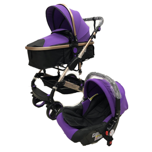 <strong>3in1</strong> Baby Strollers Luxury Baby Stroller <strong>Pram</strong> 3 in 1 Travel System Baby Stroller - Product Image 5