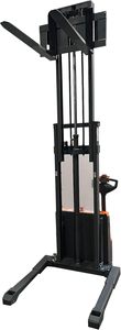 Nuevas llegadas: Carretilla elevadora eléctrica de batería pequeña de 1.5 toneladas (2000 kg) con horquilla larga para palets y apilador. - Product Image 3
