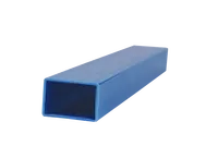 Ventes chaudes, tube carré en plastique ABS de haute qualité, fabrication chinoise, taille personnalisable, extrusion plastique, ISO9001, OEM, ODM