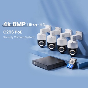 NVR <span class=keywords><strong>de</strong></span> 5MP con 4 <span class=keywords><strong>Cámaras</strong></span> PTZ PoE <span class=keywords><strong>de</strong></span> 360° °   Sistema <span class=keywords><strong>de</strong></span> Cámara <span class=keywords><strong>de</strong></span> <span class=keywords><strong>Seguridad</strong></span> con Detección Automática <span class=keywords><strong>de</strong></span> Personas y Vehículos <span class=keywords><strong>para</strong></span> Vigilancia del Hogar en Exteriores - Product Image 2