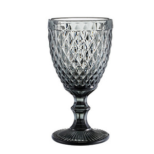 Copas de vidrio/copas de cartón para máquina de <span class=keywords><strong>caf</strong></span>é/copas de champán vintage para bodas, copas de agua y vino de color azul ámbar, cristalería de color rosa - Product Image 2