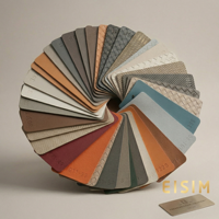 Porte de placard en similicuir recouvert de tissu synthétique PU avec poignée J-Pull, design minimaliste et luxe moderne, pour dressing et chambre à coucher