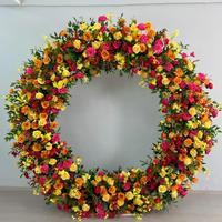 T-FT020 Vente en gros d'arrangements floraux artificiels en soie pour arche de mariage, décorations pour mariage et maison