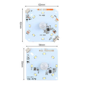 Modulo di Controllo a Sensore Infrarossi YX-469 per Illuminazione Notturna LED, Ricarica USB, 3.2V - Product Image 4
