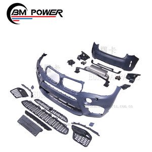 Kit de Carrocería <span class=keywords><strong>X6</strong></span> F16 Estilo <span class=keywords><strong>M</strong></span>, Material PP, Parachoques Delantero, Parachoques Trasero, Kit de Carrocería con Escape para Automóvil, Kit de Carrocería Exterior F16 - Product Image 3