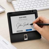 Tableta de Firma Electrónica con Pantalla LCD TFT a Color de 7 Pulgadas y Lápiz Inalámbrico para Escritorio/Laptop, Automatización de Flujo de Trabajo de Oficina sin Papel, en Stock