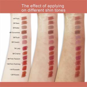 للبيع بالجملة قلم تلوين الشفاه قلم تحديد شفاه مقاوم للماء يدوم طويلاً قلم تحديد شفاه لا يتلاشى من المكونات الكيميائية غير اللامعة - Product Image 5