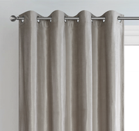 Cortina decorativa lista para montar, oferta, 100 poliéster, tela de terciopelo italiano, cortina transparente