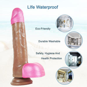 Factory Direct Large Bendable Flexible Dildo Weiches flüssiges Silikon material Haut freundlicher Gefühl Dildo Verkauf - Product Image 4