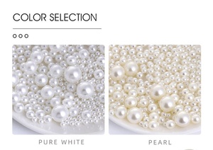 Cuentas Sueltas de Imitación de Perla ABS Sin Agujero, Accesorios de Ropa, Pulseras de Moda DIY, Collares, Accesorios de Joyería Hechos a Mano - Product Image 6