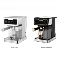 Machine à Espresso Semi-Automatique Italienne pour Maison et Bureau avec Vapeur pour Mousse de Lait Conforme aux Réglementations Européennes et Américaines