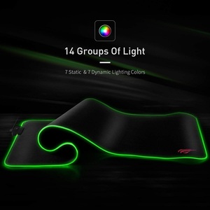 Tapis de souris de jeu, tapis avec USB rvb 900x400, ordinateur <span class=keywords><strong>Gamer</strong></span>, clavier lumineux étendu, grand <span class=keywords><strong>Xxl</strong></span>, Novo personnalisé - Product Image 6