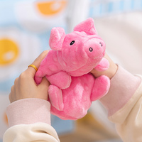 Jouets pour chiens en peluche douce, formes cochon et dragon, faibles quantités minimales de commande, fabricant personnalisé, cadeau adorable pour animaux de compagnie