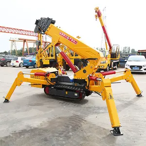 Mit Hubform ZM 3000kg 8000KG Mini Spider Raupen kran Bau Bauarbeiten Kran Mobile Spider Cran