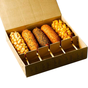 Diseño y muestras gratis 5PCs 1PCs Corn Dog Paper Packaging Box - Product Image 1