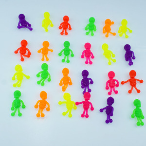 Juguetes de Esqueleto Elásticos y Pegajosos de TPR, Mini Esqueletos Coloridos para Fiestas, Juguetes para Niñas y Niños, Venta al Por Mayor 2025 - Product Image 6