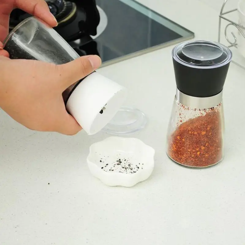 Kitchen Seasoning Grinding Stainless Steel Manual Pepper Salt & Pepper Mill Kitchen Tools Accessories